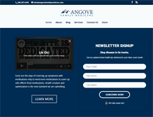 Tablet Screenshot of angovefamilymedicine.com